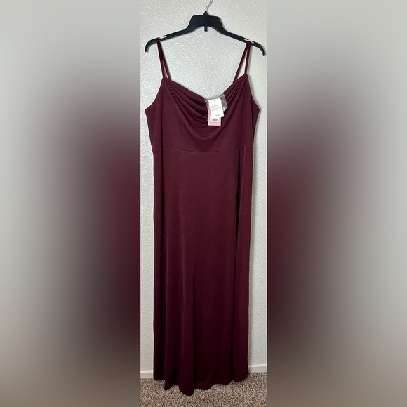 NWT Birdy Grey Ash Dress in Crepe Cabernet - Picture 3 of 6